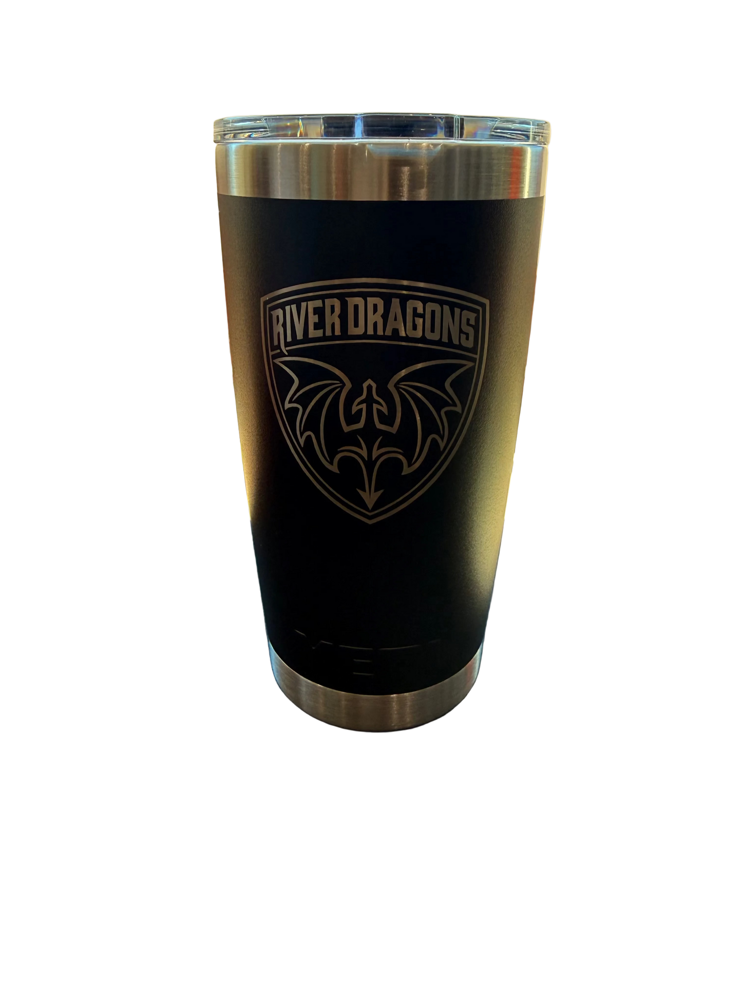 Black River Dragons Shield Yeti Tumbler