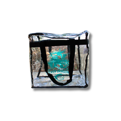 Clear Zipper Tote Bag