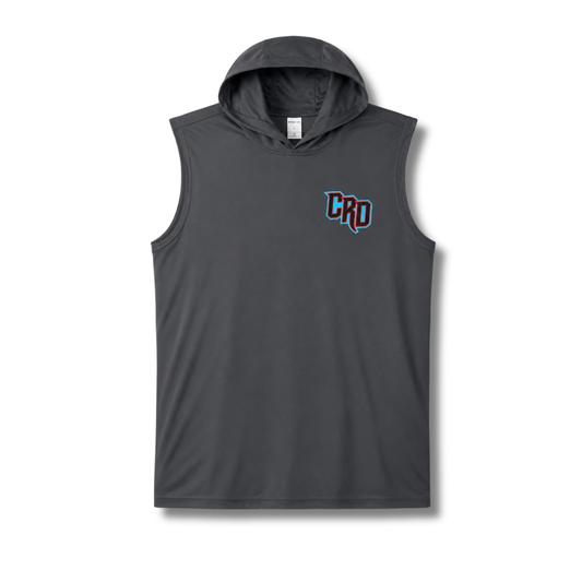 Iron Grey CRD Monogram Sleeveless Hoodie