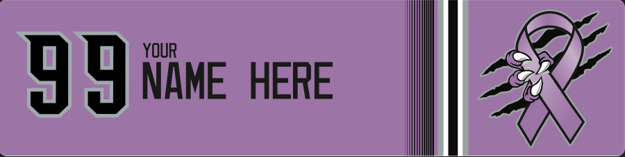 CUSTOM River Dragons Name Plate