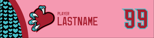 CUSTOM River Dragons Name Plate