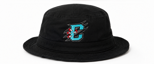 Black Primary Logo Bucket Hat