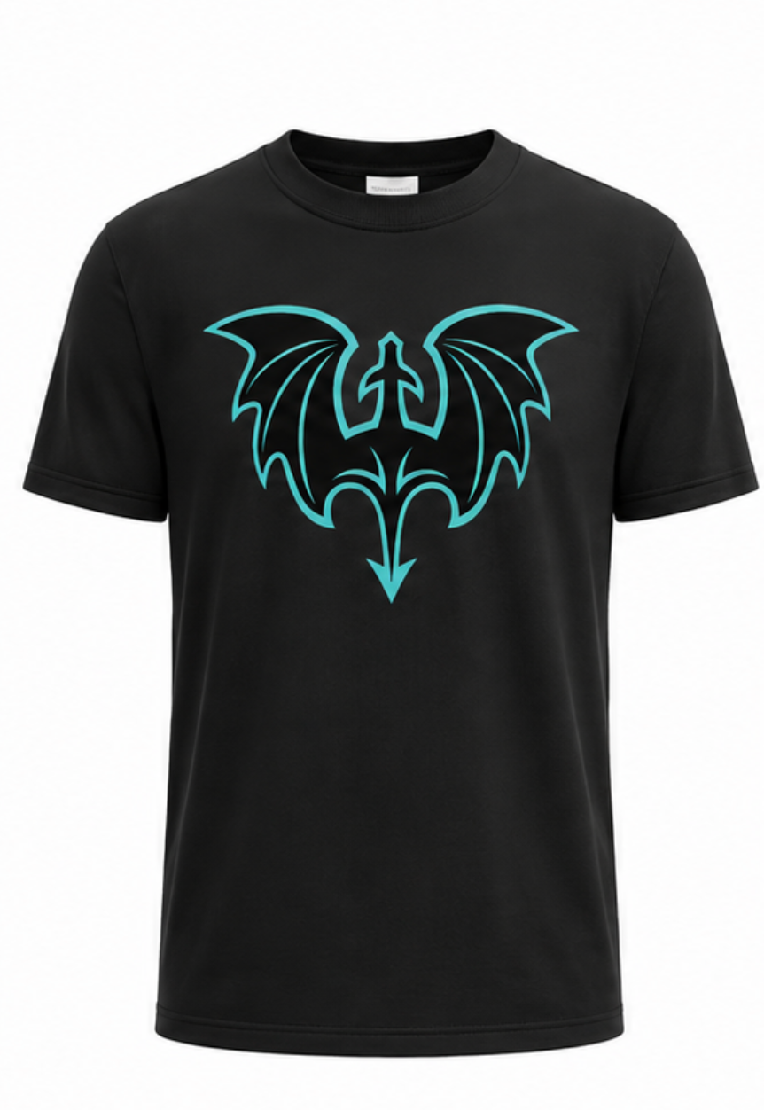 Youth Black Dragon Icon Short Sleeve
