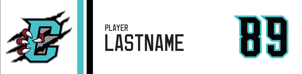 CUSTOM River Dragons Name Plate