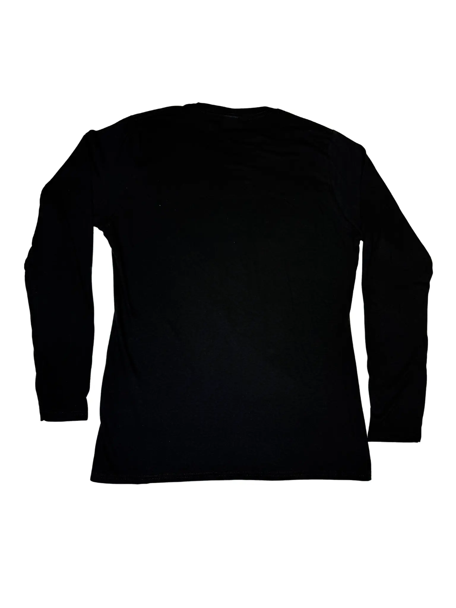 Womens Wordmark Black Long Sleeve SanMar