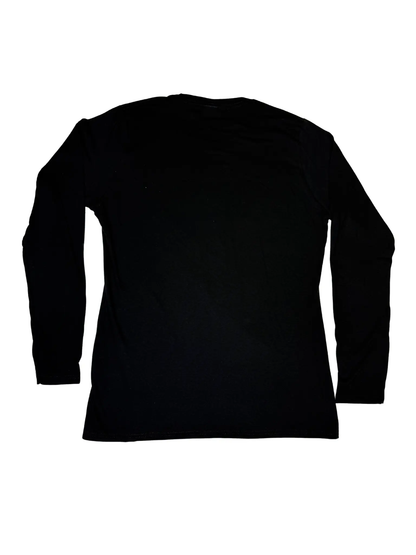Womens Wordmark Black Long Sleeve SanMar