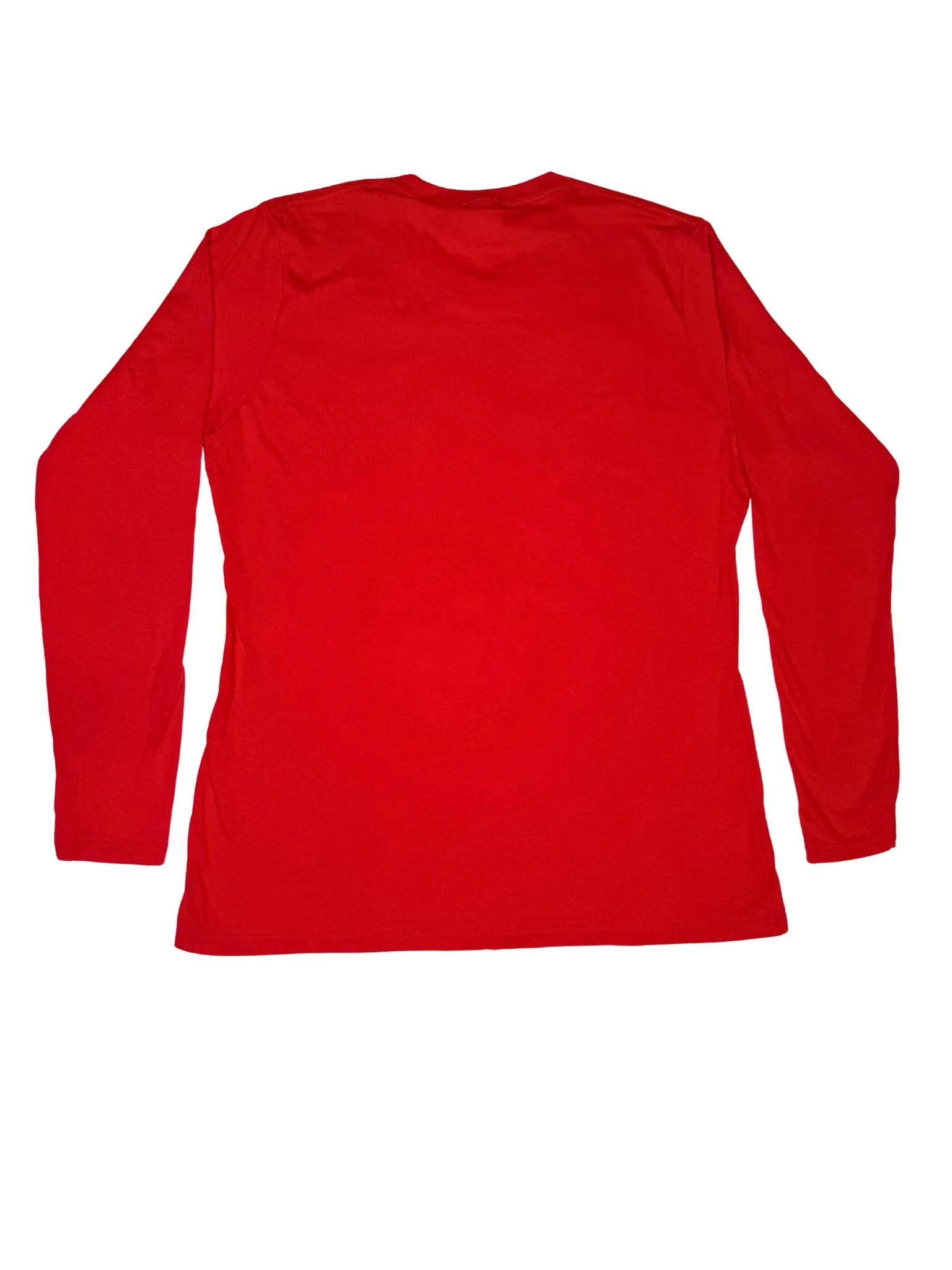 Womens Main Logo Red Long Sleeve SanMar