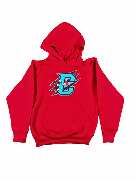 Youth Primary Logo Red Hoodie