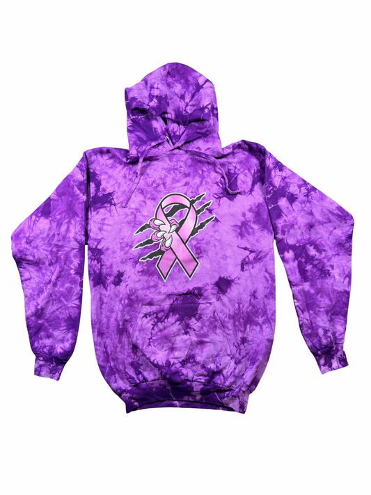 Dragons Fight Cancer Tie-Dye Hoodie