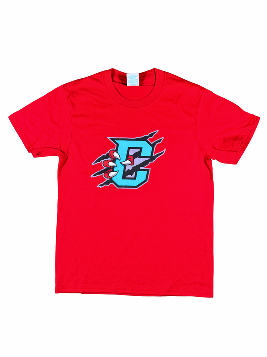 Youth Primary Logo Red Short Sleeve