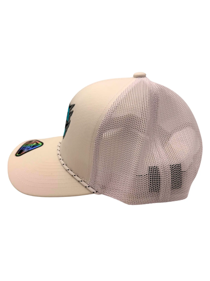 White Main Logo Rope Hat Augusta