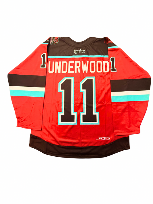 Replica 2025-26 Adult Red Jersey - Underwood
