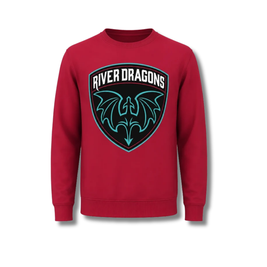 Youth Red Shield Crewneck