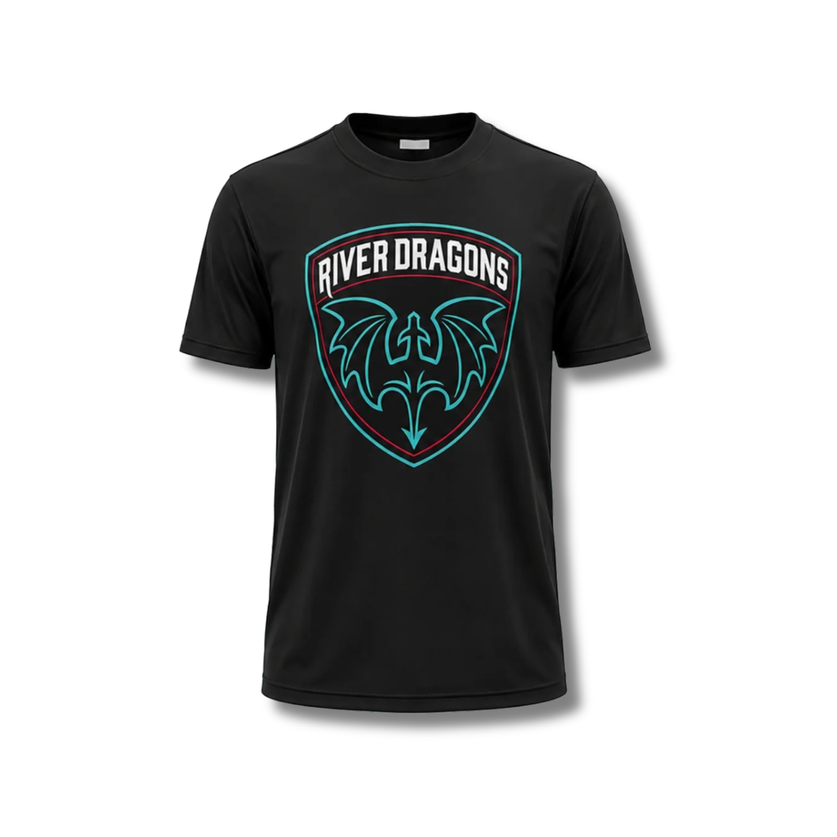 Black Shield Cotton Short Sleeve