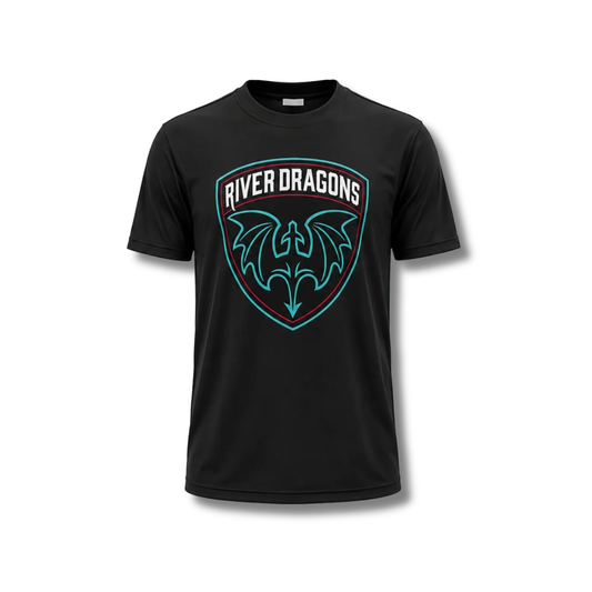 Youth Black Shield Short Sleeve