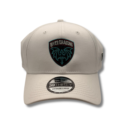 White New Era Fitted Cotton Cap